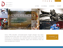 Tablet Screenshot of insightdesigns.com